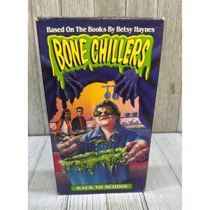 Vtg Bone Chillers; Back To School VHS Video Tape by Betsy Haynes Retro